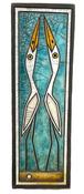 Framed Heron Plaque