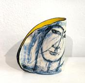 Blue Folded Vessel