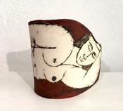 Folded Vessel with Nude