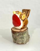 Robin on wood