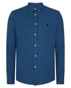 Remus Uomo Rome Long Sleeve Casual Shirt - Blue image