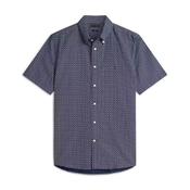 Tommy Hilfiger Linen Blend Print SS Shirt - Navy image