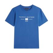 Tommy Hilfiger Brand Love Mono Stack T-Shirt - Blue image