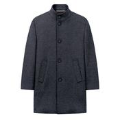 Bugatti Stand-collar coat with Flex-city comfort - Navy image
