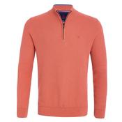 Andre Venice Zip Neck Knit - Mango image