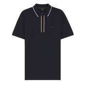 Boss Green Philix GOC Active Slim-Fit Polo-Shirt Moisture-Wicking Stretch Cotton - Dark Blue image