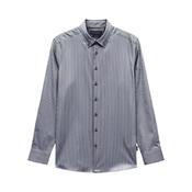Bugatti Casual Stripe Shirt - Navy
