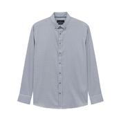 Bugatti Casual Shirt Micro Pattern - Navy (02136080)