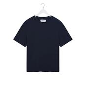 Wax London Dean - Textured Organic Cotton T-Shirt - Navy image