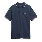 Barbour Fielding Tailored Short-Sleeved Polo Shirt - Navy image