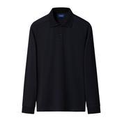 Eton Navy blue Interlock Polo Shirt  - Navy image