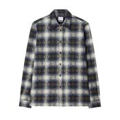 Paul Smith Casual Fit Diamond Check Overshirt – Blue