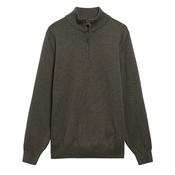 Barbour Cotton Quarter-Zip Jumper - Olive image