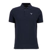 Barbour Tartan Pique Polo Shirt - Navy image