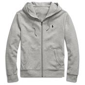 Polo Ralph Lauren Double-Knit Full Zip Hoodie - Grey