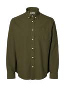 Selected Homme Cole Rick-Oxford Shirt LS - Green image
