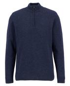 Barbour Essential Tisbury Half Zip Knitted Jumper - Blue