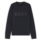 Boss Green Salbo Crew Sweat Logo - Blue image
