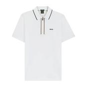 BOSS Green Philix GOC White Polo Shirt White image