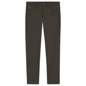 BOSS Delaware Slim Fit Twill Trousers – Green image