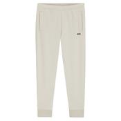 Boss Green Cotton-Blend Track Pants with Embroidered Logo - White image