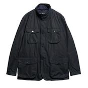 Barbour Ogston Wax Jacket - Navy image