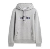 Tommy Hilfiger Hilfiger Stack Fleece Hoodie – Grey