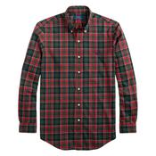 Polo Ralph Lauren Custom Fit Plaid Twill Shirt - Red/Green image