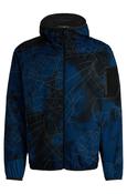 Boss Zip-Up Jacket with Seasonal Print - Blue image