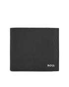 BOSS Crosstown Grained Leather Wallet – Black
