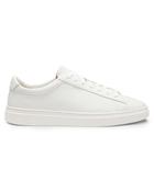 BOSS Kieran Grained Leather Trainers – White