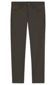 Boss Delaware slim-fit trousers in fade-resistant twill - Green image