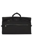 Boss Garment bag with leather trims - Black image
