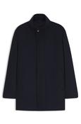 BOSS Stand Collar Formal Coat – Blue image