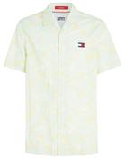 Tommy Jeans Pastel Camo Relaxed Fit Short Sleeve Shirt - Green (Organic) image