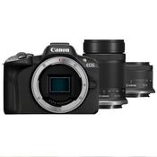 Canon Eos R50 Mirrorless Camera Twin Lens Kit (RF-s 18-45 &amp; RF-S 55-210mm) image