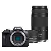 Canon Eos R100 Mirrorless Camera Twin Lens Kit (RF-S 18-45 &amp; RF 75-300mm lens) image