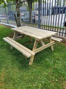 Wooden Picnic Table/Bench (A Frame) image