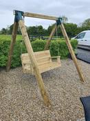 Adult Wooden Patio Swing