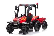 AgriTrac 24V Electric Ride On Tractor with Trailer Red