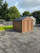 10ft x 16ft Brown Steel Shed
