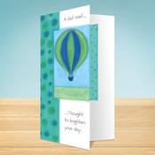 Get Well Card <br /> Hot Air Balloon image