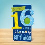 Birthday Card  16th Birthday image