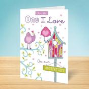 Anniversary Card <br /> One I Love Birds image