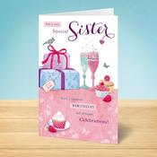 Birthday Card  For a Special Sister image