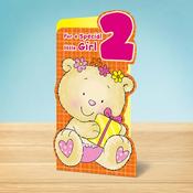 Birthday Card <br /> 2nd Birthday Girl image