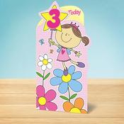 Birthday Card  3 Today Girl image