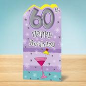 Birthday Card <br /> 60th Birthday Cocktail image