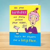 Birthday Card <br /> Long Face image