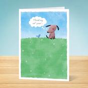 The Write Thoughts <br /> Thinking of You Dog image